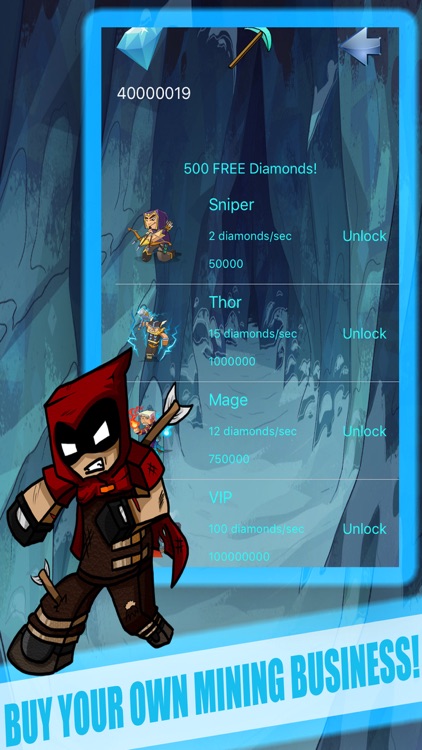 Diamond Billionaire - Mining and Crafting Clicker Tycoon Free Game