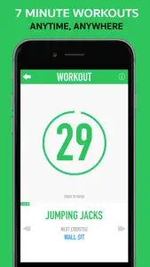 7 Minute Home Workouts - Full Body Workout and Fast Weight Loss by HIIT Exercises to Burn Fat screenshot #1 for iPhone