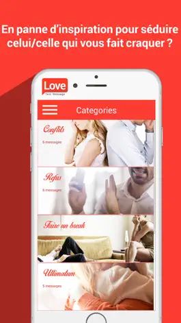 Game screenshot Love SMS - Idée de message romantique d'amour secret mod apk