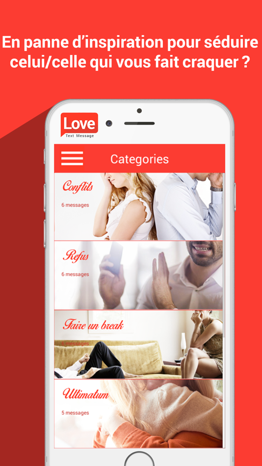 Love SMS - Idée de message romantique d'amour secret - 1.2 - (iOS)