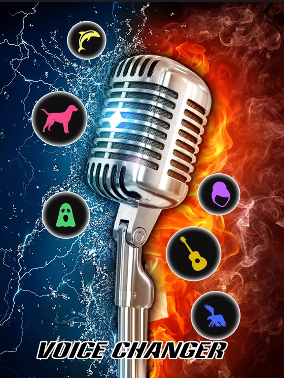 Voice Changer FREE - Sound Record.er & Audio Play.er with Fun.ny Effect.s iPad screenshot 1 - Utilities app