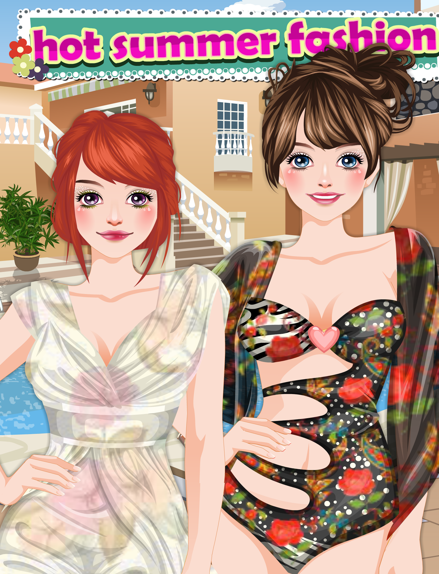 Hot Summer Fashion – play this fashion model game for girls who like to  play dressup and makeup games in summer