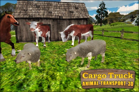 Cargo Truck Animal Transport 3D - Extreme Hill Farm Truck Driving & Parking Simulator Game screenshot 4