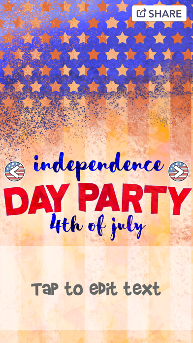 4th of July Greeting Cards - Create and Write Happy Independence Day eCard.s iPhone screenshot