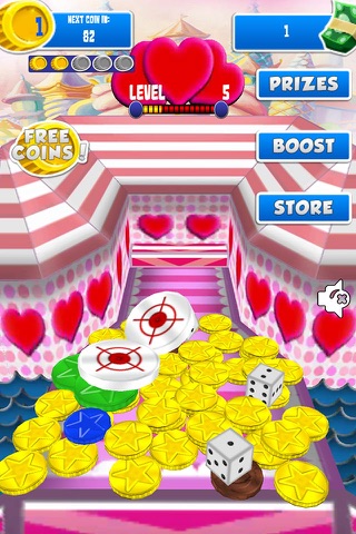 Princess Dream Tower - Coin Push Pink screenshot 2