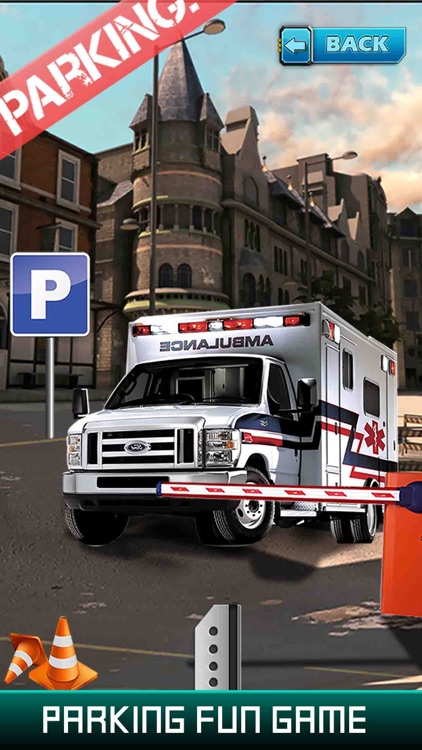 Ambulance Emergency Parking 3D - Real Heavy Car Driving Test Critical Mission screenshot-4