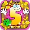 Lucky Math Slots: Join the digital coin gambling and guess the five tricky numbers