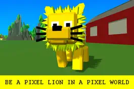 Game screenshot Cube Lion Survival Simulator Free mod apk