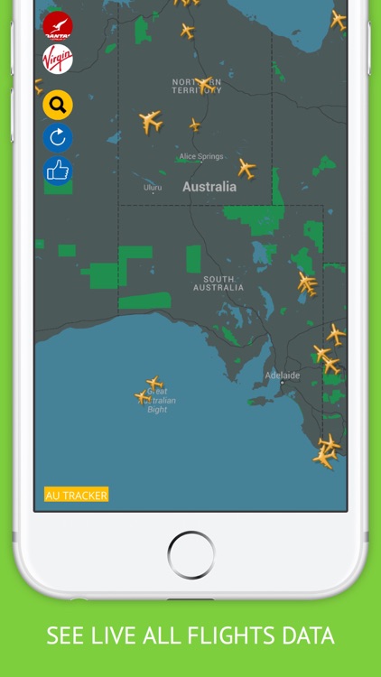 Australia Flights for Qantas, Virgin Air Flight Tracker & Radar