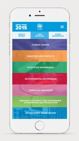 Game screenshot UNEP Annual Report 2015 apk