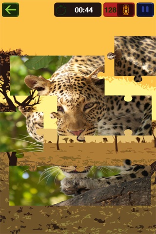 Jungle Jigsaw Puzzles Game – Savannah Animals in Best Match.ing Games for Kids and Toddlers screenshot 2