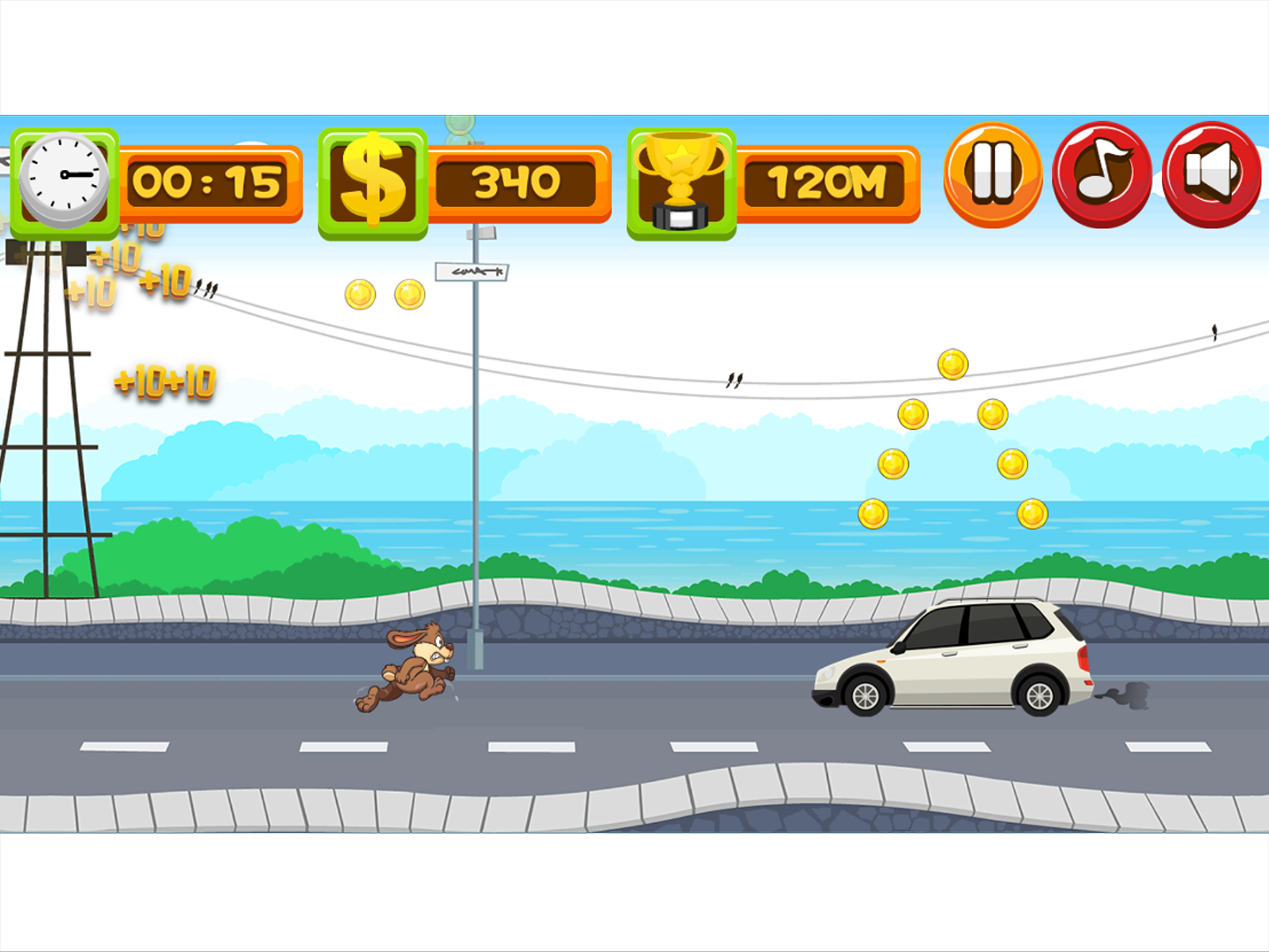 Rabbit Run and Jump - Top Runner Addictive Game screenshot 5