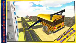 Game screenshot Школьный автобус Jet 2016 - Полет Общественный транспорт Полет с экстремальными прыжки с парашютом Air Stunts mod apk