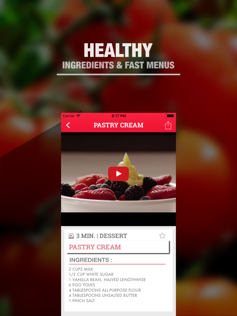 Video Recipes - Learn to cook like a top chef