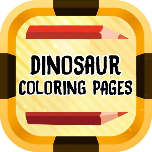 Dinosaur Coloring Pages - Free dinosaur coloring book for kids and adult icon
