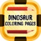 Dinosaur Coloring Pages - Free dinosaur coloring book for kids and adult