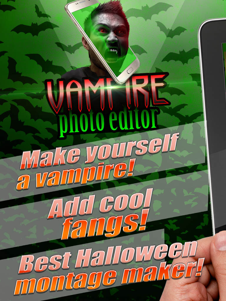 Vampire Photo Editor – Vampirize Yourself with Scary Face Changer Montage Maker & Horror Stickers screenshot 6