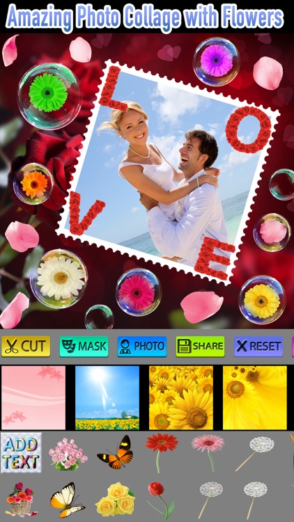 Flower Photo Collage