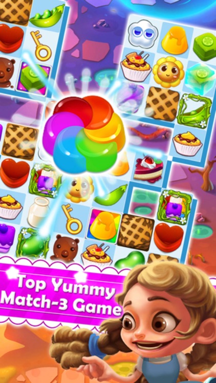 Yummy Sweets - 3 match puzzle splash game screenshot-3