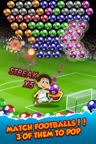 Euro Soccer Star Bubble Shooter 2016 - Totally Addictive English Footballer Tournaments screenshot 3