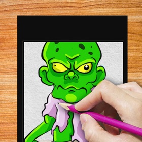 螢幕擷取畫面 (3) Drawing Lesson Zombie Fan