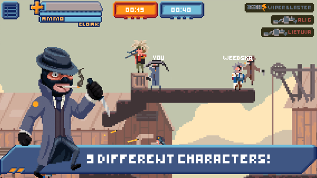 ‎Gangfort - Online 2D Platformer Shooter Screenshot