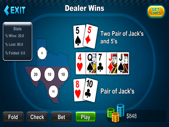 Screenshot #5 pour Texas Hold'em Bonus Poker