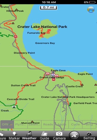 Crater Lake National Park - GPS Map Navigator screenshot 2