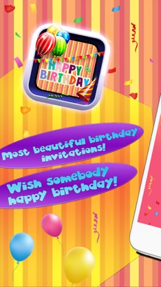 Happy Birthday Card Creator – Best Greeting e.Cards and Invitation.s Maker for your Bday Party screenshot 1