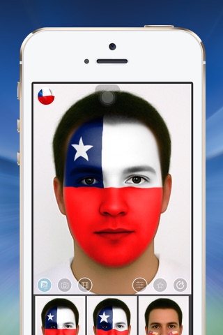 Flag Face Chile screenshot 3