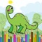 Dino Dinosaur Coloring Book - Cute Drawings Pages And Painting Games for Kids