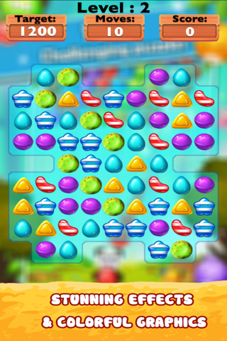 Candi Pop Super Mania-Best Match Three puzzel game for kids and girls screenshot 3