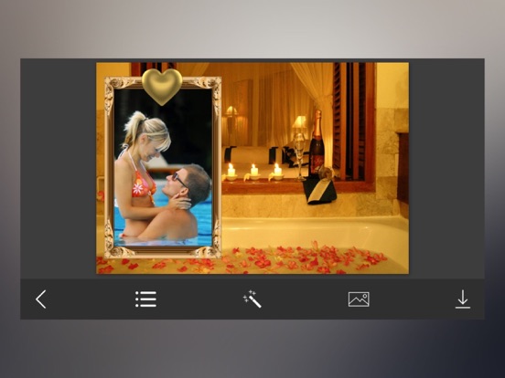 Romance Photo Frames - Decorate your moments with elegant photo frames iPad screenshot 4 - Photo & Video app