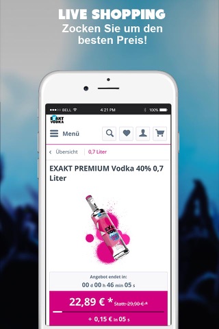 EXAKT VODKA screenshot 3