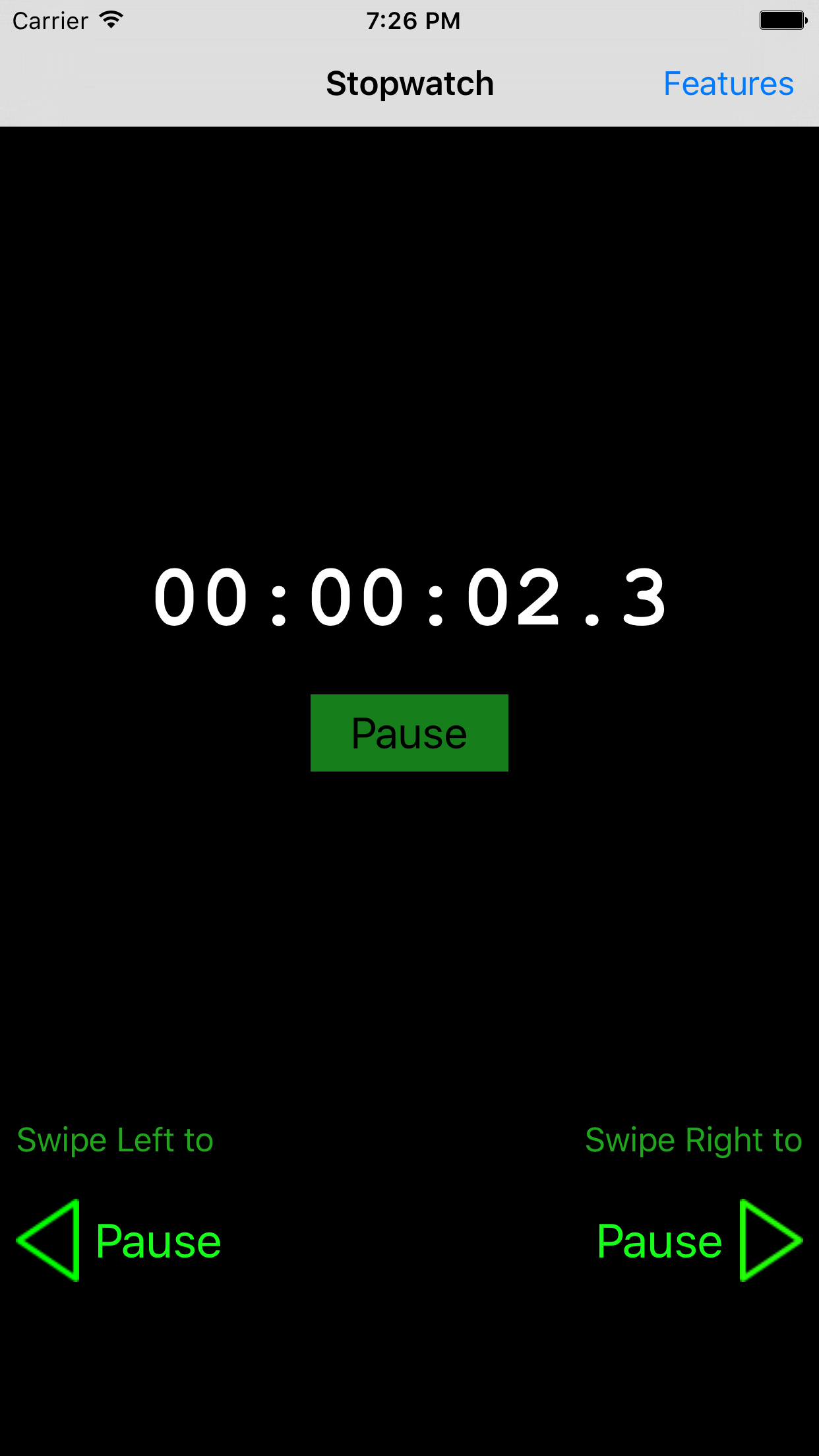 Hands-free Stopwatch: use hand gestures to control timer for swimming and kitchen