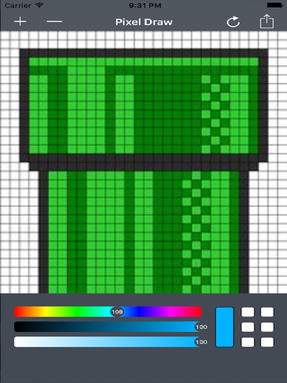 Screenshot #5 pour Pixel Drawing App - Paint in Pixels With 8 Bit Editor