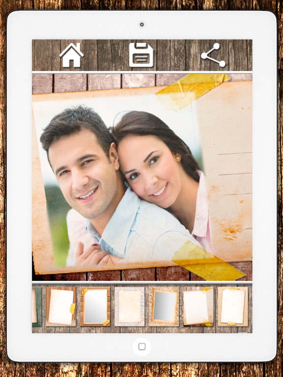 Vintage photo frames - Photo editor for framing and create profiles iPad screenshot 5 - Photo & Video app