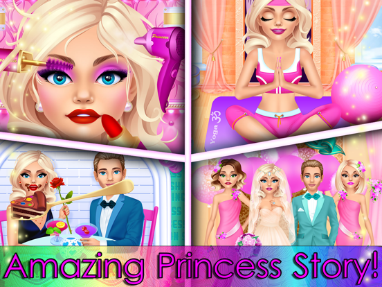Princess Fashion Girl - Makeup, Girls & Kids Games iPad screenshot