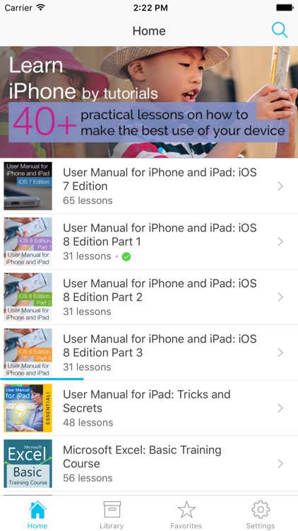 User manual for iPhone & iPad