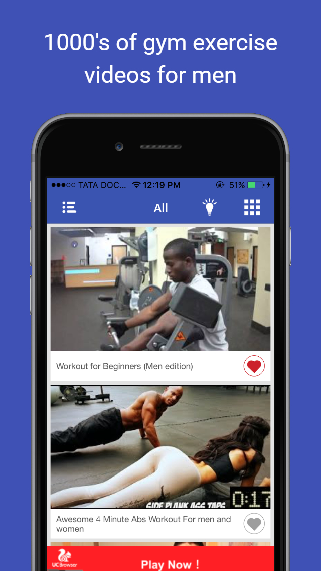 Gym healthy body building exercise workout videos