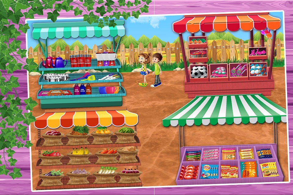 Village Supermarket Shopping Girl – Cash Register Time Management Grocery Shop screenshot 4