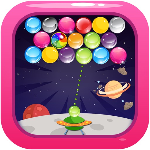 Bubble Cloud Planet Mania - Popping Shooter Puzzle Free Game Icon