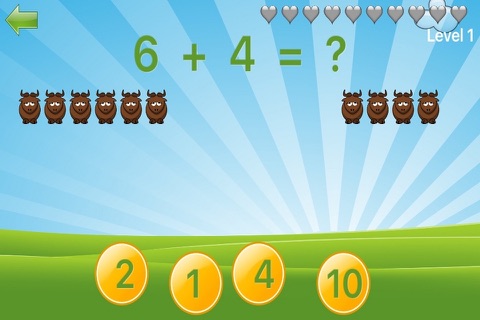 First Grade Math Learning Game - náhled