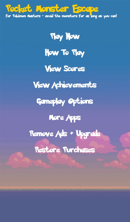 Pocket Monster Escape For Pokémon Masters