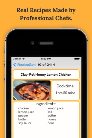 RecipeGen New Recipes By Ingredients screenshot 2