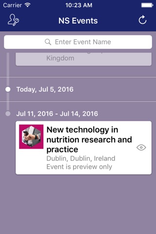 Nutrition Society Events screenshot 2
