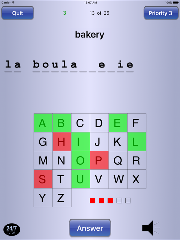 Screenshot #5 pour French Vocabulary 24/7 Language Learning