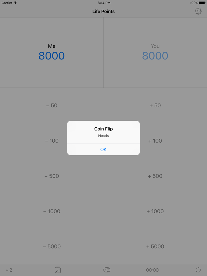YugiCalc Life Point Calculator