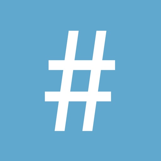#Hashtags - More likes und followers for social networks icon