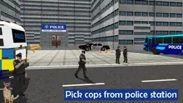 Game screenshot Police City Bus Staff Duty Simulator 2016 3D - London Anicent City Police Department Pick & Drop hack